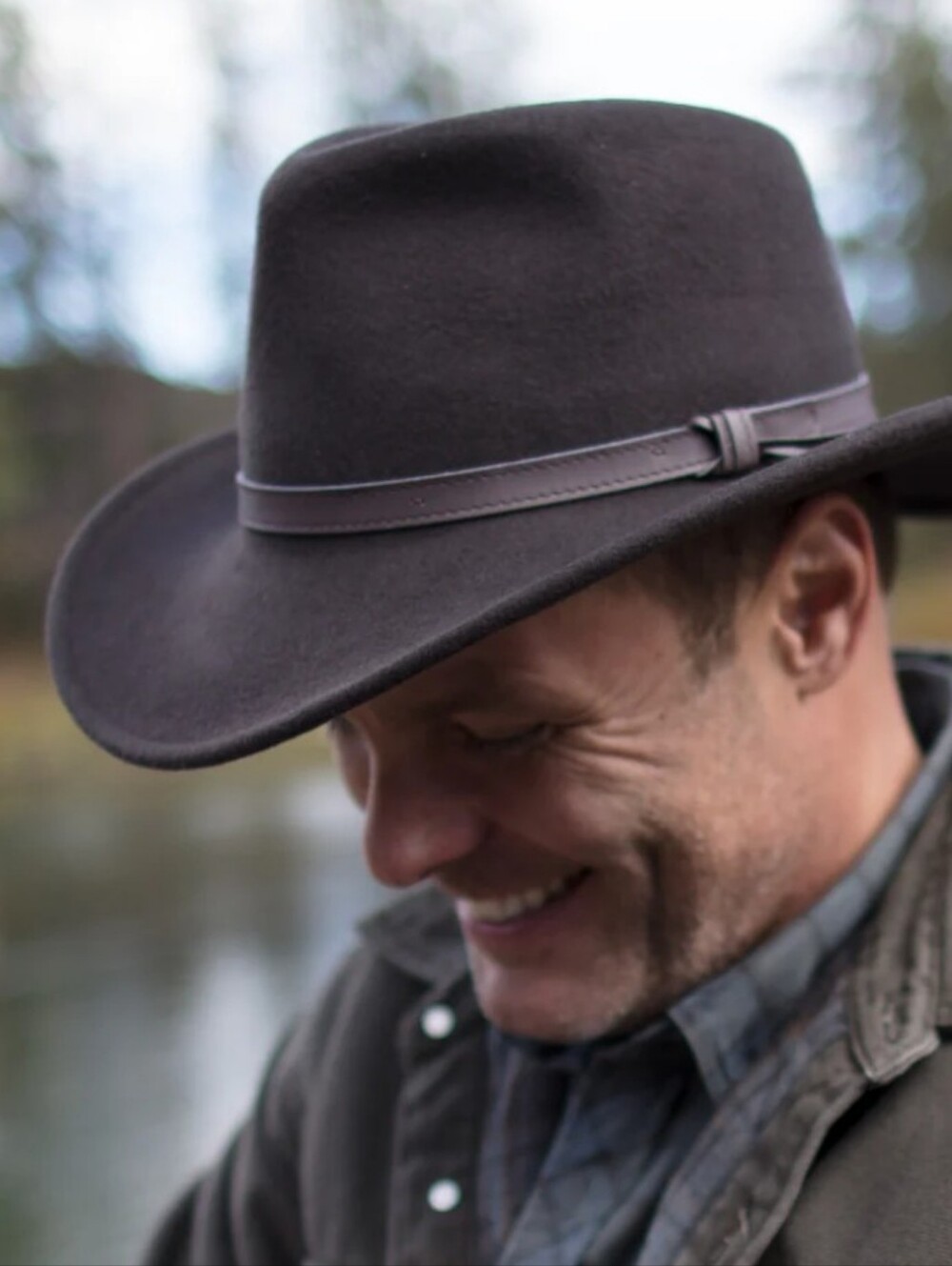 Sunday Afternoons Montana Hat 100% Wool Heathered Dark Gray